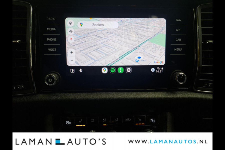 Škoda Kodiaq 1.5 TSI 150pk DSG Business Edition Aut. | Pano Open Dak Leder/Alcantara CarPlay Canton 19" Sirius LMV ECC Navi LED ACC Camera Me
