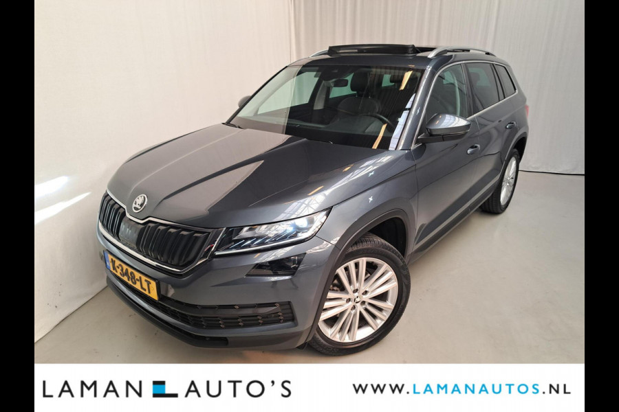 Škoda Kodiaq 1.5 TSI 150pk DSG Business Edition Aut. | Pano Open Dak Leder/Alcantara CarPlay Canton 19" Sirius LMV ECC Navi LED ACC Camera Me