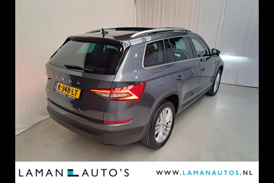 Škoda Kodiaq 1.5 TSI 150pk DSG Business Edition Aut. | Pano Open Dak Leder/Alcantara CarPlay Canton 19" Sirius LMV ECC Navi LED ACC Camera Me