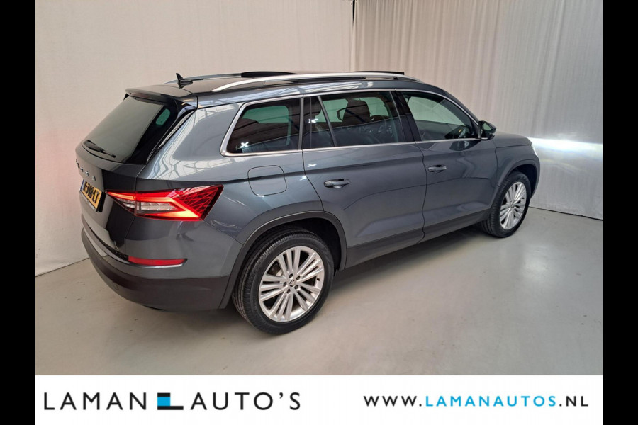 Škoda Kodiaq 1.5 TSI 150pk DSG Business Edition Aut. | Pano Open Dak Leder/Alcantara CarPlay Canton 19" Sirius LMV ECC Navi LED ACC Camera Me