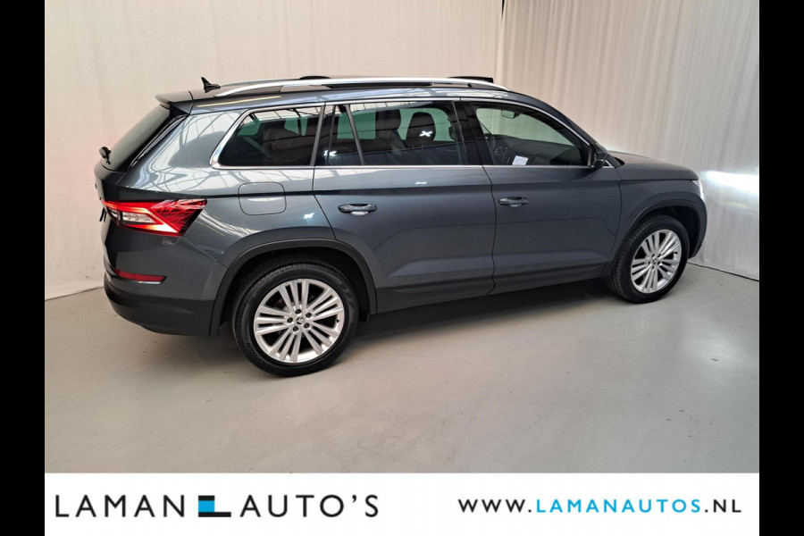 Škoda Kodiaq 1.5 TSI 150pk DSG Business Edition Aut. | Pano Open Dak Leder/Alcantara CarPlay Canton 19" Sirius LMV ECC Navi LED ACC Camera Me