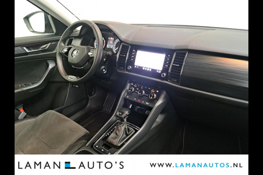 Škoda Kodiaq 1.5 TSI 150pk DSG Business Edition Aut. | Pano Open Dak Leder/Alcantara CarPlay Canton 19" Sirius LMV ECC Navi LED ACC Camera Me