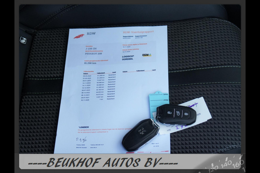 Peugeot 208 1.2 PureTech GT-Line Automaat Leer Nieuwe Riem