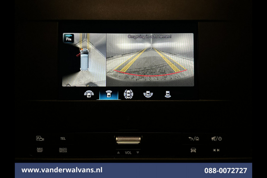 Mercedes-Benz Sprinter 315 CDI 150pk L3H2 Euro6 Airco | 360 Graden Camera | Navigatie | Apple Carplay | Android Auto | Cruisecontrol, Chauffeursstoel, Trekhaak, Stoelverwarming, 270 Gr. achterdeuren, Bijrijdersbank, Parkeersensoren