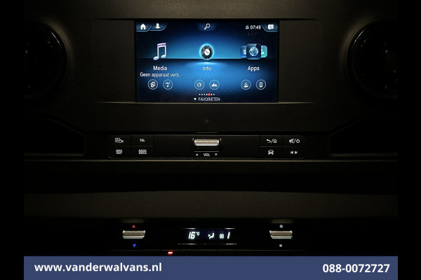 Mercedes-Benz Sprinter 315 CDI 150pk L3H2 Euro6 Airco | 360 Graden Camera | Navigatie | Apple Carplay | Android Auto | Cruisecontrol, Chauffeursstoel, Trekhaak, Stoelverwarming, 270 Gr. achterdeuren, Bijrijdersbank, Parkeersensoren
