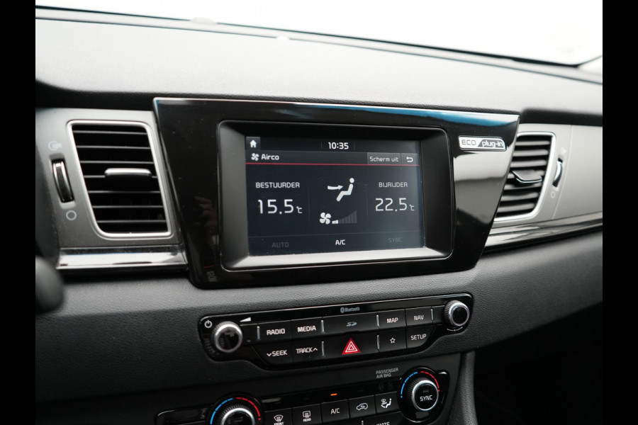 Kia Niro 1.6 GDi PHEV DynamicLine Plug In Hybrid 141pk Dealer O.H PHEV | Adaptive Cruise | Lederen Sportstoelen Verwarmd | Camera | Apple Carplay | Blis | Navigatie | Stuur Verwarmd |