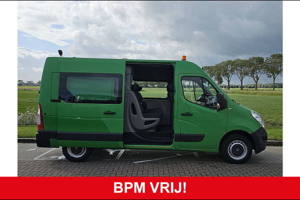 Renault Master T35 2.3 dCi L2H2 Dubbel Cabine Airco Trekhaak 1e Eigenaar Camera Euro6 Oh-Historie 1e Eigenaar!