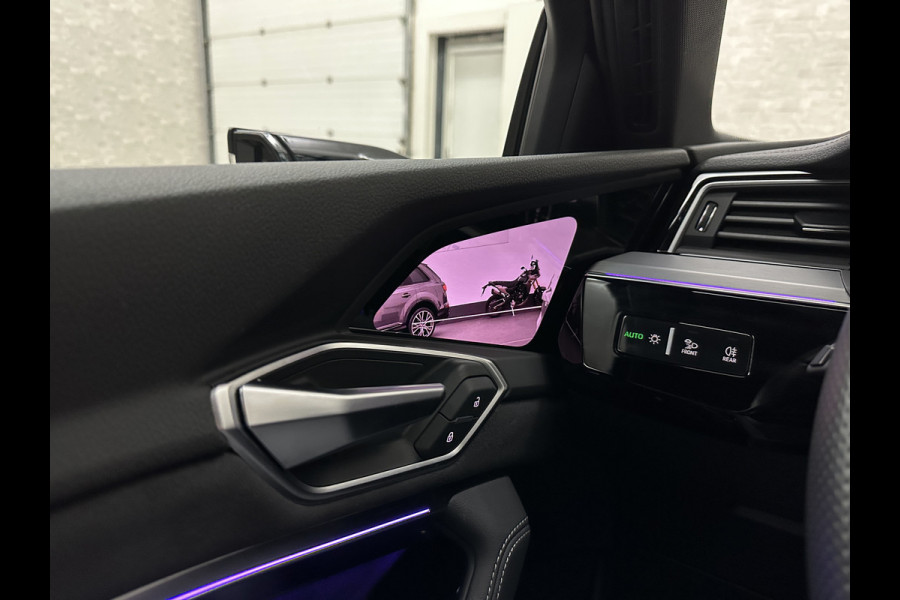 Audi e-tron Sportback S 503pk RS-Seats | 360 Camera | ACC | B&O | Panorama | Luchtvering | Head-Up | Camera-Spiegels | Keyless-Entry | SiamBeige Metallic | Trekhaak | ISO-Glas | 4-Zone Clima | Matrix-LED | Carplay | Rijklaar incl. BOVAG garantie | Black-Optic | Stuur-Verwarming | Sfeerverlichting |