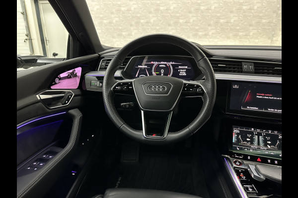 Audi e-tron Sportback S 503pk RS-Seats | 360 Camera | ACC | B&O | Panorama | Luchtvering | Head-Up | Camera-Spiegels | Keyless-Entry | SiamBeige Metallic | Trekhaak | ISO-Glas | 4-Zone Clima | Matrix-LED | Carplay | Rijklaar incl. BOVAG garantie | Black-Optic | Stuur-Verwarming | Sfeerverlichting |