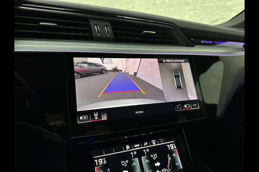 Audi e-tron Sportback S 503pk RS-Seats | 360 Camera | ACC | B&O | Panorama | Luchtvering | Head-Up | Camera-Spiegels | Keyless-Entry | SiamBeige Metallic | Trekhaak | ISO-Glas | 4-Zone Clima | Matrix-LED | Carplay | Rijklaar incl. BOVAG garantie | Black-Optic | Stuur-Verwarming | Sfeerverlichting |