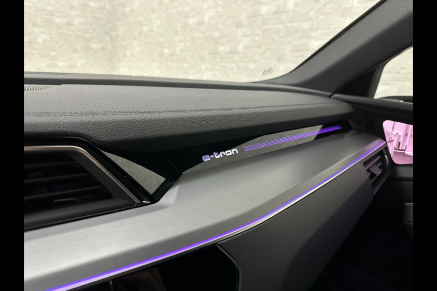 Audi e-tron Sportback S 503pk RS-Seats | 360 Camera | ACC | B&O | Panorama | Luchtvering | Head-Up | Camera-Spiegels | Keyless-Entry | SiamBeige Metallic | Trekhaak | ISO-Glas | 4-Zone Clima | Matrix-LED | Carplay | Rijklaar incl. BOVAG garantie | Black-Optic | Stuur-Verwarming | Sfeerverlichting |
