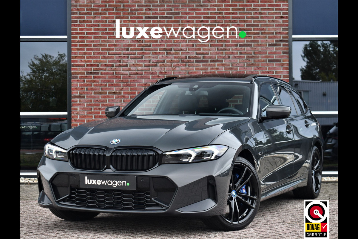 BMW 3 Serie Touring 330e xDrive M-Sport Pro LCI Dravitgrau Pano HUD el-zetels 19inch BMW 3 Serie Touring 330e xDrive M-Sport Pro LCI Dravitgrau Pano HUD el-zetels 19inch