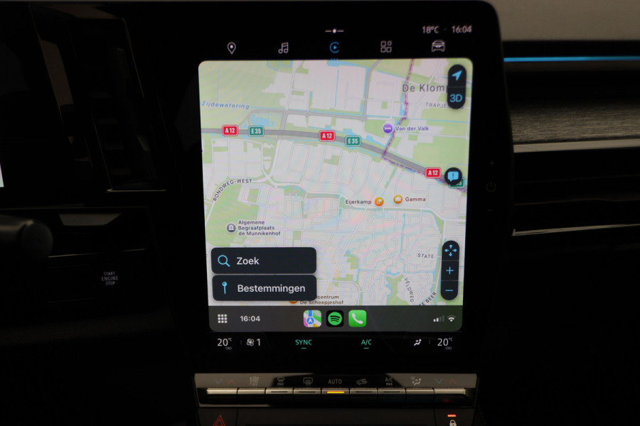 Renault Austral 1.2 E-Tech full hybrid 200 techno Automaat LED, Camera, Apple Carplay, Dodehoeksensor, Sfeerverlichting, Keyless, 19"