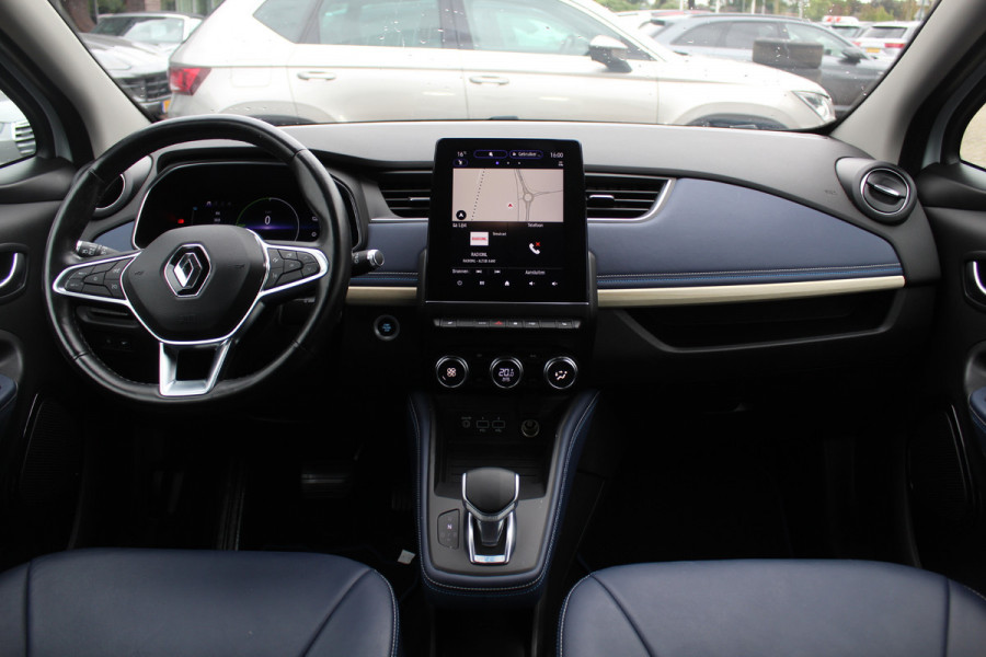 Renault ZOE R135 Serie Limitee Riviera 52 kWh / Camera / Leder / Navigatie / 16'' / DAB / Stoelverwarming / Cruise Control / Warmtepomp