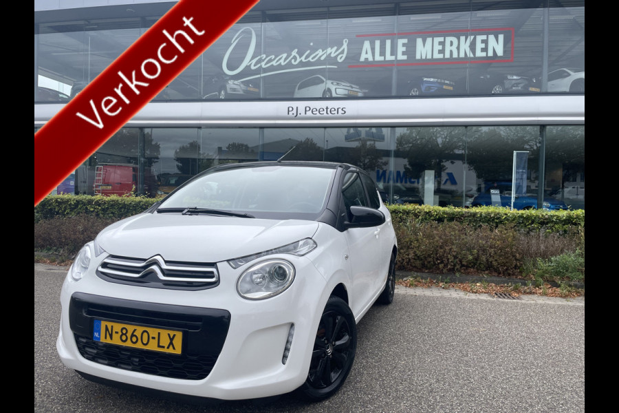 Citroën C1 1.0 VTi Shine Achteruitrijcamera - Airco - Lichtmetalen velgen - Radio - Stuur leder - Stuur multifunctioneel Citroën C1 1.0 VTi Shine Achteruitrijcamera - Airco - Lichtmetalen velgen - Radio - Stuur leder - Stuur multifunctioneel