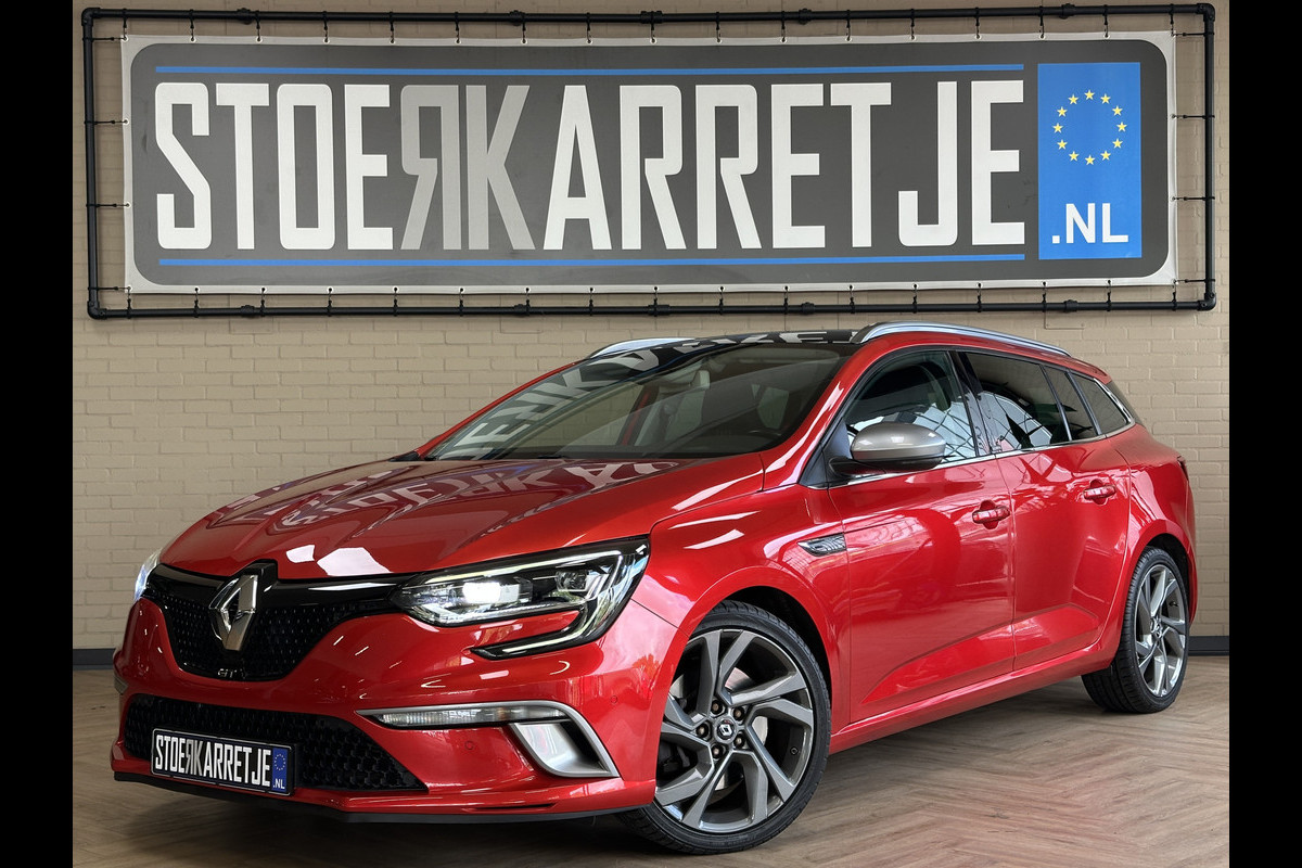 Renault MEGANE Estate 1.6 TCe 205pk GT | Groot Navi | 18 inch | Bose | Pano | Dodehoek | Led | Volledig dealer onderhouden! Renault MEGANE Estate 1.6 TCe 205pk GT | Groot Navi | 18 inch | Bose | Pano | Dodehoek | Led | Volledig dealer onderhouden!