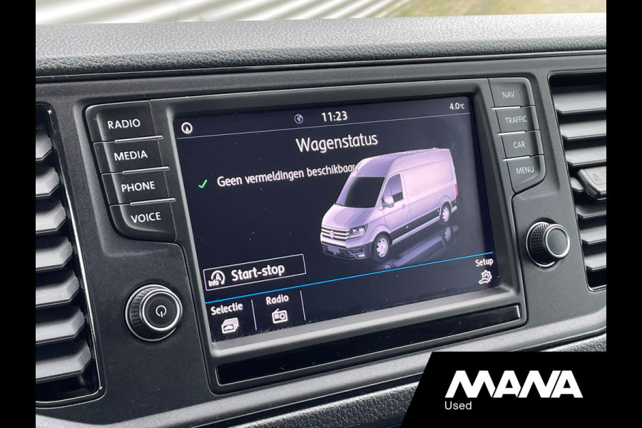 Volkswagen Crafter 35 3.180 L3H3 RWD 180pk 3500kg Trekhaak Airco Camera Navi CarPlay Laadruimtebekleding 12V Opstapbumper Leder Bijrijdersbank