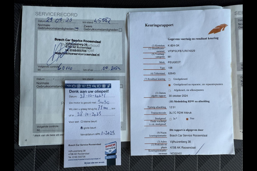 Peugeot 108 1.0 e-VTi / Airco / ALL-Season banden / Bluetooth / 1e Eigenaar / Origineel NED-108 / Facturen onderhoud aanwezig Peugeot 108 1.0 e-VTi / Airco / ALL-Season banden / Bluetooth / 1e Eigenaar / Origineel NED-108 / Facturen onderhoud aanwezig