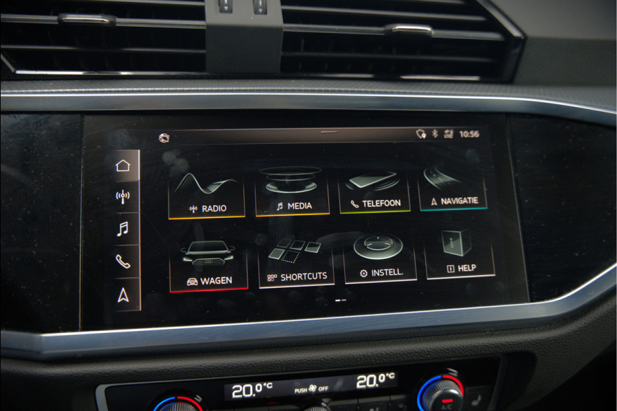 Audi Q3 Sportback 35 TFSI Pro Line S | S-Line | Stoelverwarming | Keyless | 360 Camera | Leer | Elektrische Stoelen | Adaptive Cruise Control | Dodehoekdetectie | Navigatie | Parkeersensoren | Vitrual Cockpit