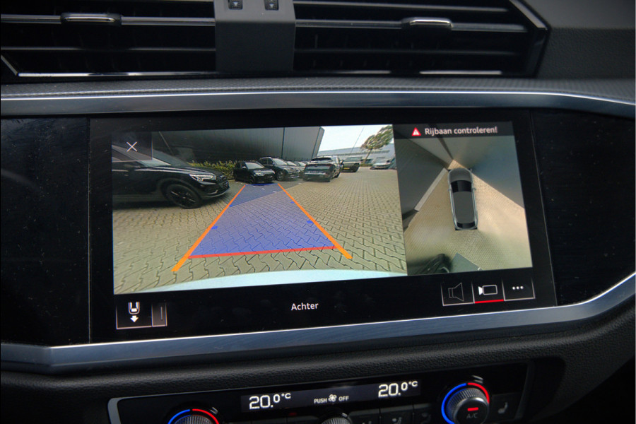 Audi Q3 Sportback 35 TFSI Pro Line S | S-Line | Stoelverwarming | Keyless | 360 Camera | Leer | Elektrische Stoelen | Adaptive Cruise Control | Dodehoekdetectie | Navigatie | Parkeersensoren | Vitrual Cockpit
