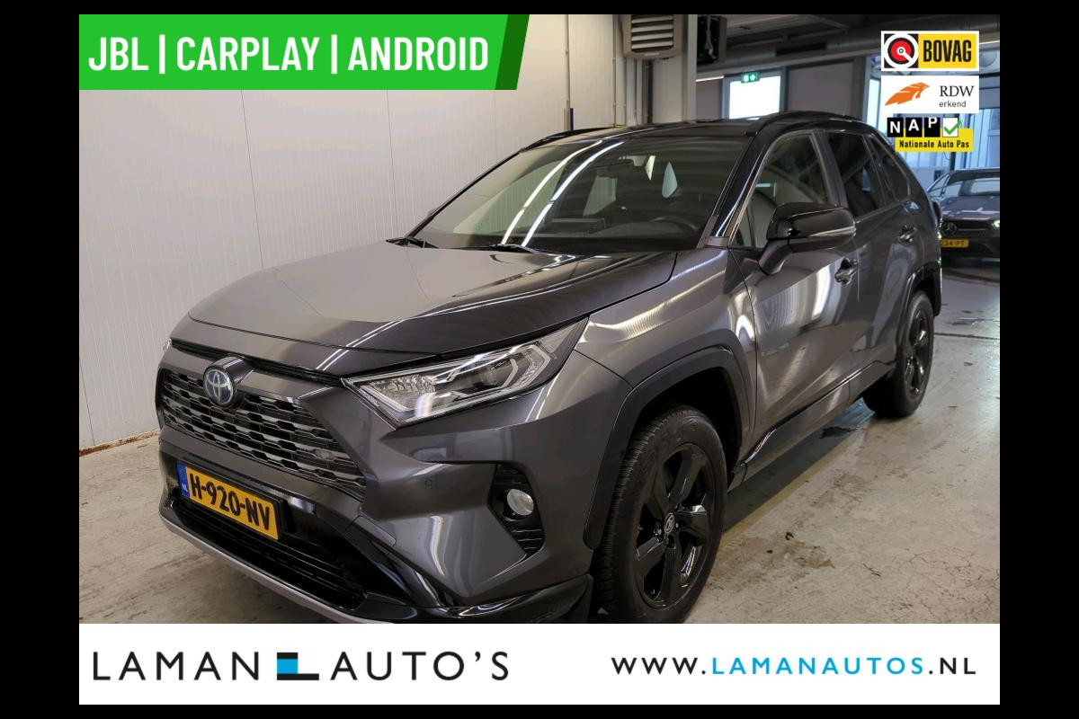 Toyota RAV4 2.5 Hybrid 218pk Bi-Tone | JBL CarPlay Halfleder ECC Nav 18" LMV ACC Camera Trekhaak Metallic | Hybrid Voorschoten Toyota RAV4 2.5 Hybrid 218pk Bi-Tone | JBL CarPlay Halfleder ECC Nav 18" LMV ACC Camera Trekhaak Metallic | Hybrid Voorschoten