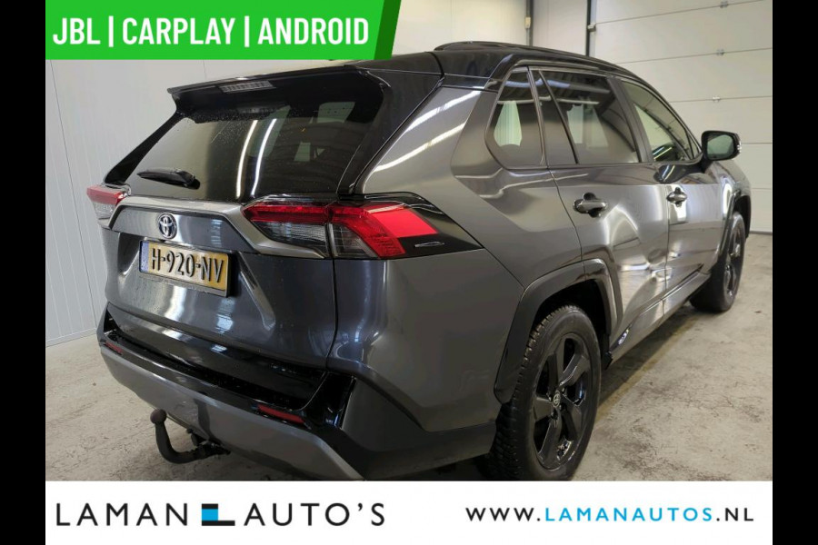 Toyota RAV4 2.5 Hybrid 218pk Bi-Tone | JBL CarPlay Halfleder ECC Nav 18" LMV ACC Camera Trekhaak Metallic | Hybrid Voorschoten
