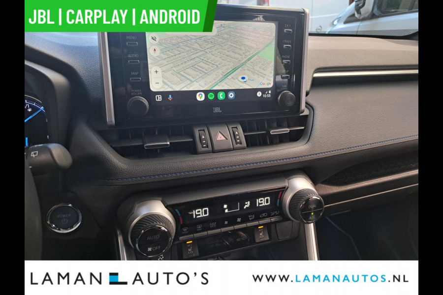 Toyota RAV4 2.5 Hybrid 218pk Bi-Tone | JBL CarPlay Halfleder ECC Nav 18" LMV ACC Camera Trekhaak Metallic | Hybrid Voorschoten
