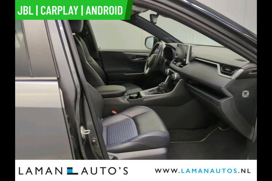 Toyota RAV4 2.5 Hybrid 218pk Bi-Tone | JBL CarPlay Halfleder ECC Nav 18" LMV ACC Camera Trekhaak Metallic | Hybrid Voorschoten