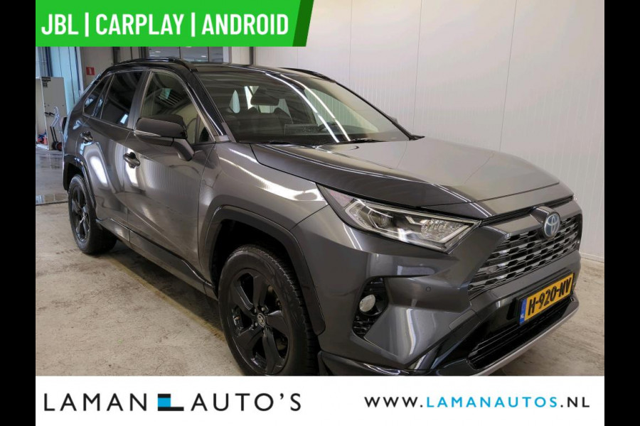 Toyota RAV4 2.5 Hybrid 218pk Bi-Tone | JBL CarPlay Halfleder ECC Nav 18" LMV ACC Camera Trekhaak Metallic | Hybrid Voorschoten