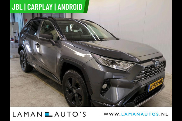 Toyota RAV4 2.5 Hybrid 218pk Bi-Tone | JBL CarPlay Halfleder ECC Nav 18" LMV ACC Camera Trekhaak Metallic | Hybrid Voorschoten