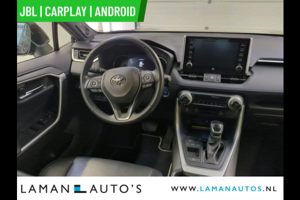 Toyota RAV4 2.5 Hybrid 218pk Bi-Tone | JBL CarPlay Halfleder ECC Nav 18" LMV ACC Camera Trekhaak Metallic | Hybrid Voorschoten