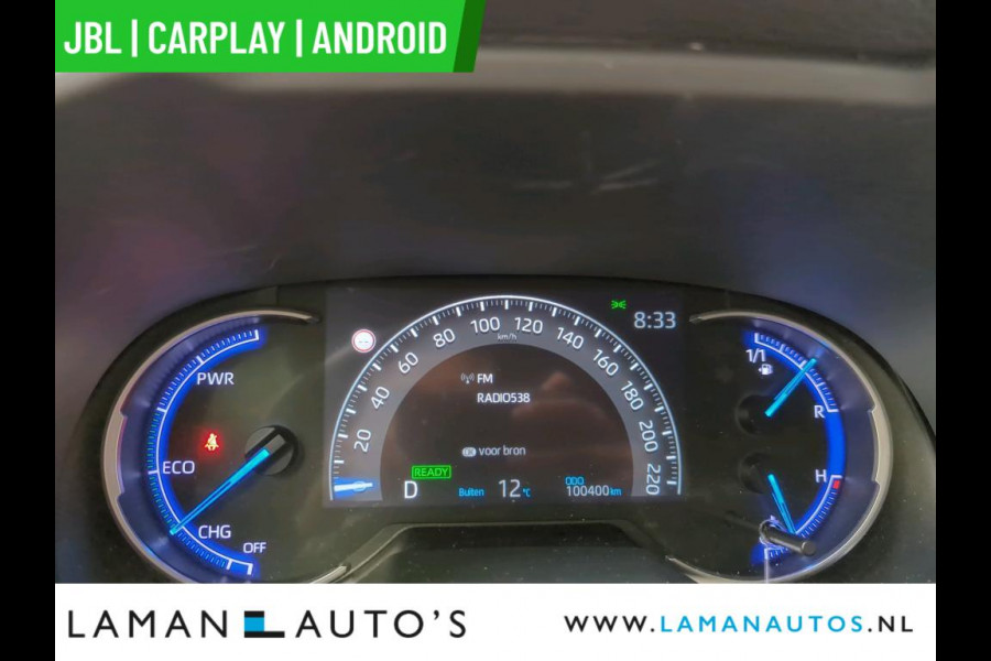 Toyota RAV4 2.5 Hybrid 218pk Bi-Tone | JBL CarPlay Halfleder ECC Nav 18" LMV ACC Camera Trekhaak Metallic | Hybrid Voorschoten