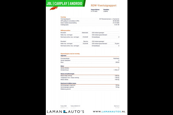 Toyota Prius 1.8 Hybrid 122 pk Dynamic | JBL Multimedia Plus Pack CarPlay HUD ECC Navi LED ACC Camera Metallic | Hybrid Voorschoten Toyota Prius 1.8 Hybrid 122 pk Dynamic | JBL Multimedia Plus Pack CarPlay HUD ECC Navi LED ACC Camera Metallic | Hybrid Voorschoten