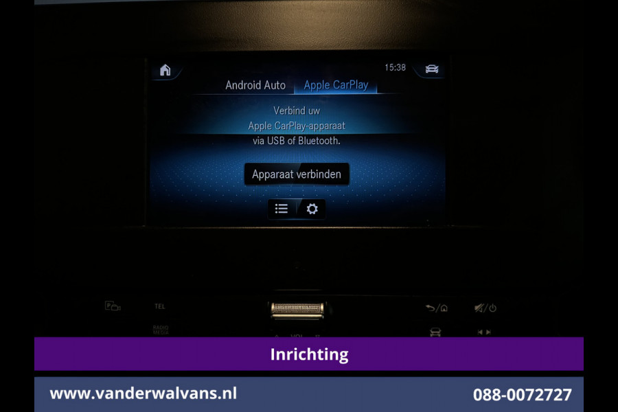 Mercedes-Benz Sprinter 316 CDI 163pk 3500kg Trekhaak L2H2 Inrichting Euro6 Airco | Camera | Cruisecontrol | Apple Carplay, Android Auto, Parkeersensoren
