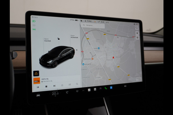 Tesla Model 3 Performance 513pk 20" AutoPilot Pano.dak  Adaptive Cruise Camera''s Leer PDC-A+Voor Wifi Ecc Pdc Dual Motor ! Elektr.-A-Klep+Stuur+Verst.Stoel+Geheugen, Easy Entry Stoel+Bank-Verwarmd Keyless carbon spoiler rode remklauwen Long Range accu WiFi Voorbereid. Internet (9,99pm) 75 kWh 4wd 1e Eigenaar Origineel Nederlandse Auto