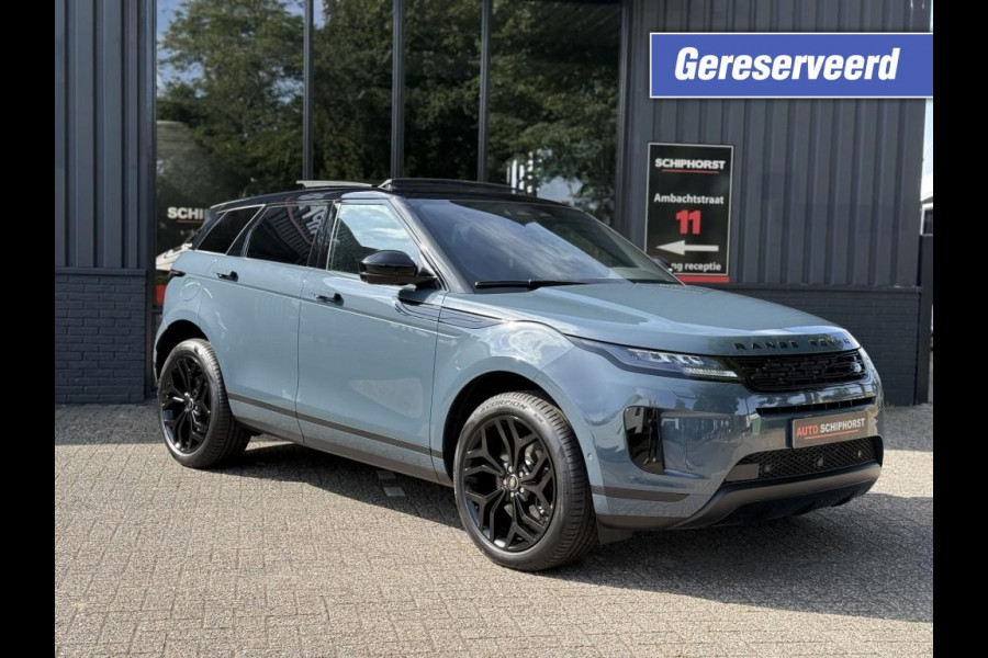 Land Rover Range Rover Evoque P270e S Black Pack Pan/schuifdak ACC stuur/stoel verw/360° camera 5 jaar garantie