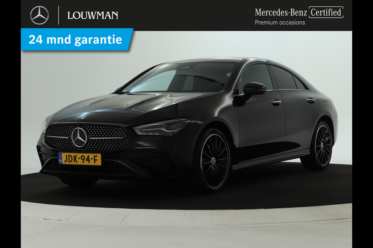Mercedes-Benz CLA-Klasse 250 e AMG Line AMG Line | Night Pakket | 19 Inch AMG Velgen | Memory voorstoelen | Dodehoekassist | Sfeerverlichting. Inclusief 48 maanden MB Certified garantie voor Europa. Mercedes-Benz CLA-Klasse 250 e AMG Line AMG Line | Night Pakket | 19 Inch AMG Velgen | Memory voorstoelen | Dodehoekassist | Sfeerverlichting. Inclusief 48 maanden MB Certified garantie voor Europa.