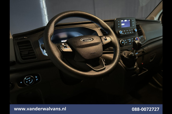 Ford Transit 2.0 TDCI 130pk Bakwagen 221cm hoog Laadklep Euro6 Airco | 3-Zits | Camera | 1020kg laadvermogen Verwarmde voorruit, Bijrijdersbank