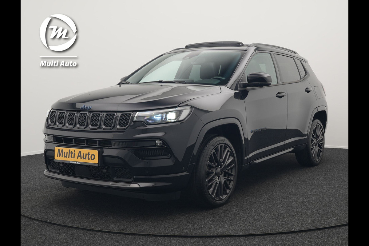 Jeep Compass 4xe 240 Plug In Hybrid Electric S 240pk Dealer O.H PHEV | Panodak | Adaptive Cruise | Lederen Sportstoelen Memory & Ventilatie | Apple Carplay | Keyless | Stuur Verwarmd | Navigatie | Blis | Virtual | DAB | Jeep Compass 4xe 240 Plug In Hybrid Electric S 240pk Dealer O.H PHEV | Panodak | Adaptive Cruise | Lederen Sportstoelen Memory & Ventilatie | Apple Carplay | Keyless | Stuur Verwarmd | Navigatie | Blis | Virtual | DAB |