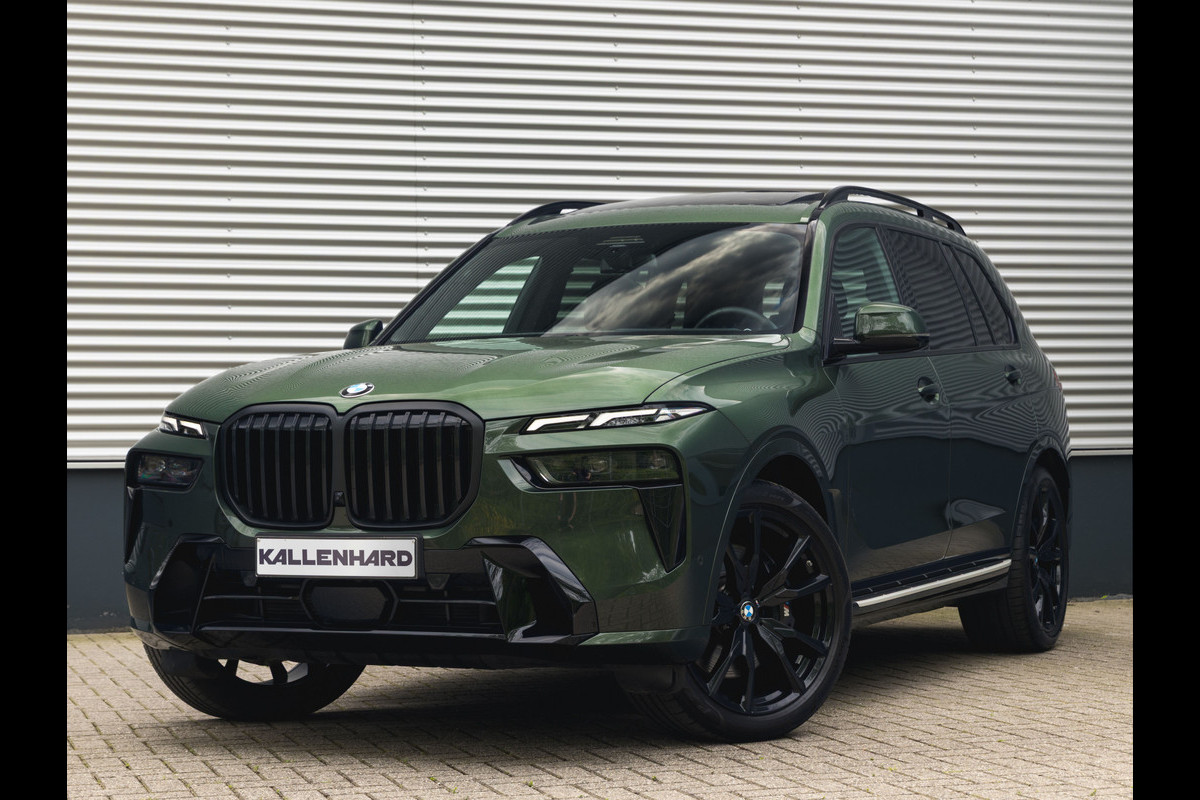 BMW X7 xDrive40i M-Sport Pro - 7-Zits - Individual "Malachitgrün" - Executive Drive Pro - Active Steering