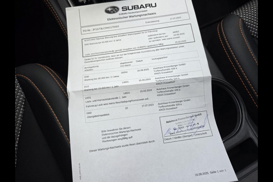 Subaru XV 1.6i Premium / FABRIEKSGARANTIE / NWE OH.BEURT / KEYLESS / ADAPTIEVE CRUISE / LANE-ASSIST / STOEL + STUURVERW. / CAMERA!