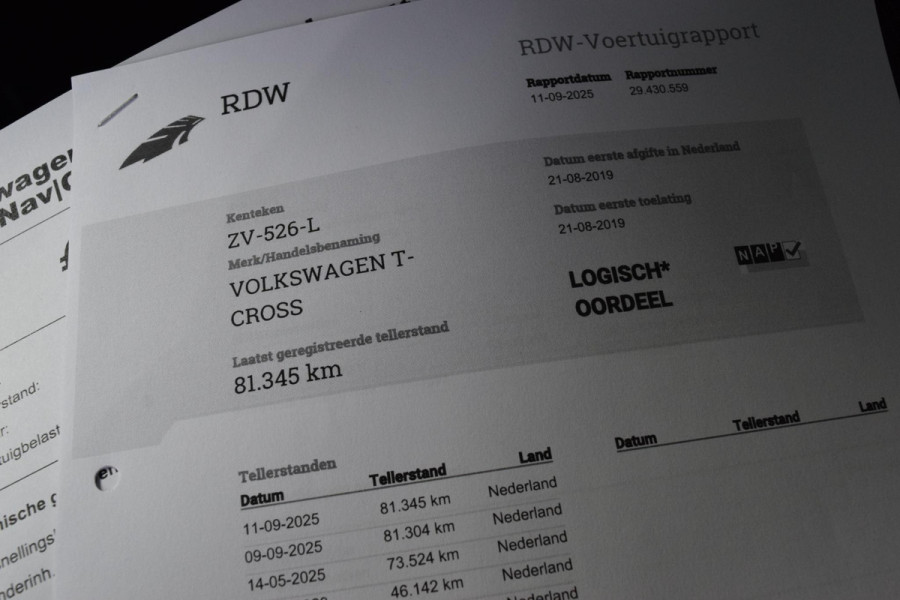 Volkswagen T-Cross 1.0 TSI Style|Nav|Cam|18"|Digital cockpit