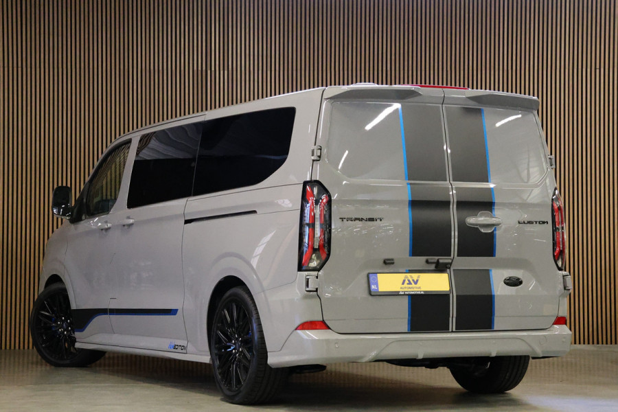 Ford Transit Custom 320 2.0 TDCI L2H1 Sport 170 PK DC | L+R Schuifdeur | Dubbel Cabine | ACC | Blind Spot | Navigatie | Camera | CarPlay | Lane Assi | Raptor Edition | Trekhaak | 6-Zitter | MODELJAAR 2025 | BPM VRIJ | Verlengde fabrieksgarantie tot 12-2029 | Dubbel Cabine