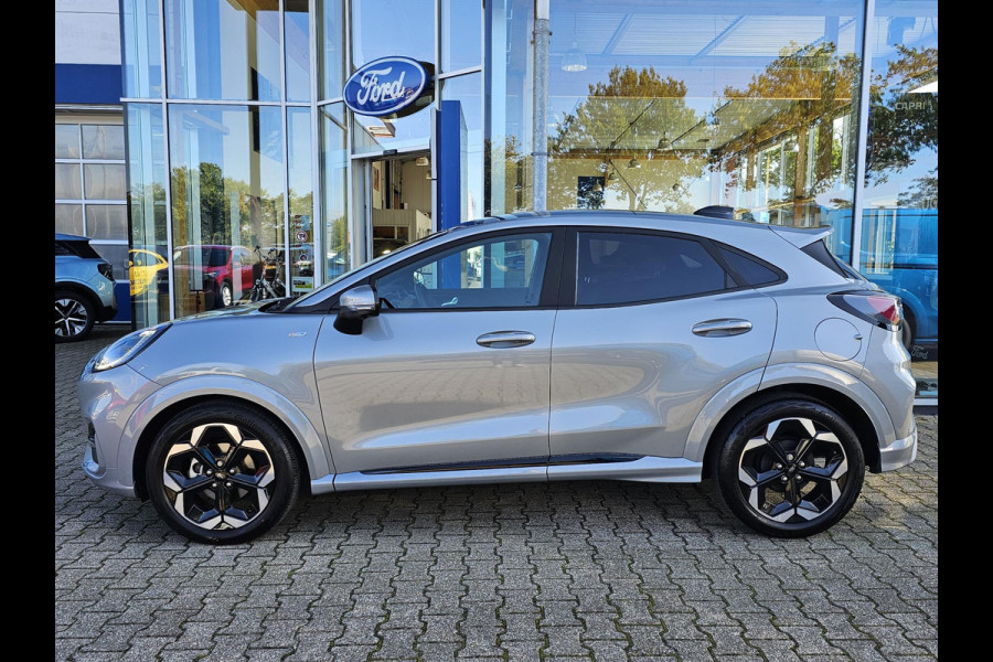 Ford Puma 1.0 EcoBoost Hybrid ST-Line X 155pk Automaat | Panoramadak | Afneembare trekhaak | Winter Pack | Adaptive cruise control | 360 graden camera | Bang&Olufsen | Elektrsiche achterklep | Matrix LED