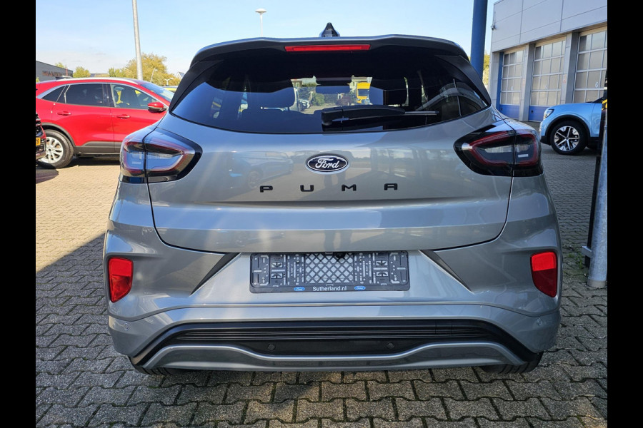Ford Puma 1.0 EcoBoost Hybrid ST-Line X 155pk Automaat | Panoramadak | Afneembare trekhaak | Winter Pack | Adaptive cruise control | 360 graden camera | Bang&Olufsen | Elektrsiche achterklep | Matrix LED