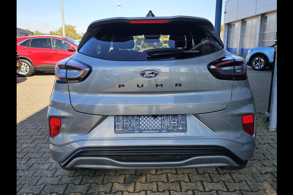 Ford Puma 1.0 EcoBoost Hybrid ST-Line X 155pk Automaat | Panoramadak | Afneembare trekhaak | Winter Pack | Adaptive cruise control | 360 graden camera | Bang&Olufsen | Elektrsiche achterklep | Matrix LED