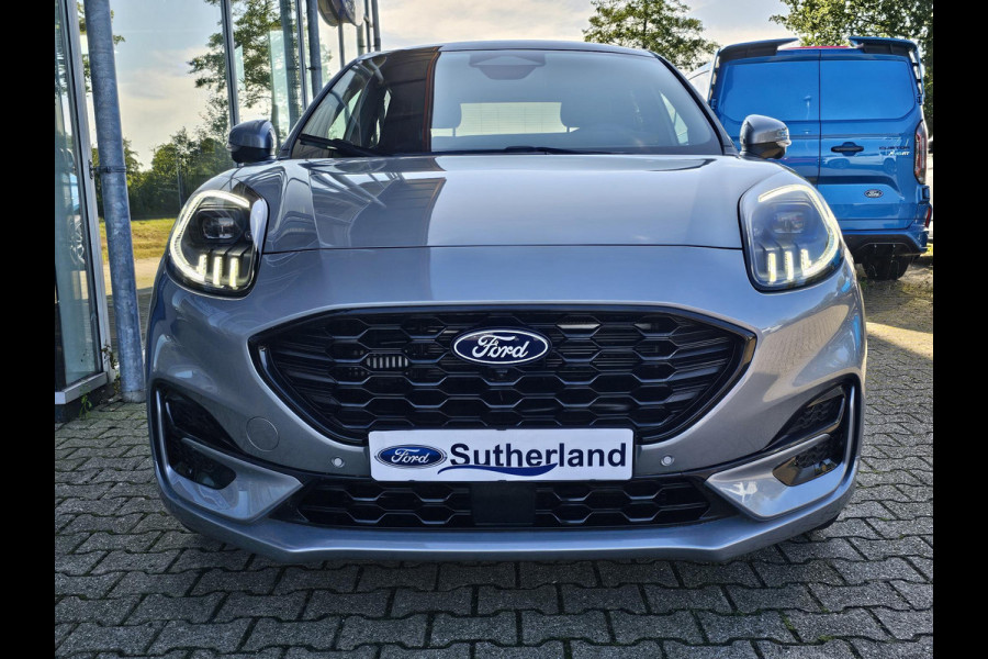 Ford Puma 1.0 EcoBoost Hybrid ST-Line X 155pk Automaat | Panoramadak | Afneembare trekhaak | Winter Pack | Adaptive cruise control | 360 graden camera | Bang&Olufsen | Elektrsiche achterklep | Matrix LED