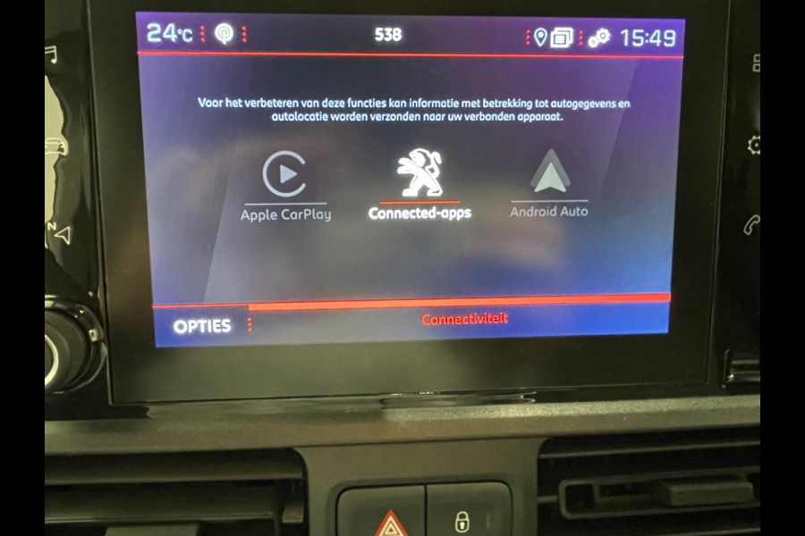 Peugeot Partner 1.5 BlueHDI Premium Automaat Navi PDC V&A Camera Trekhaak Cruise Control 3-zits