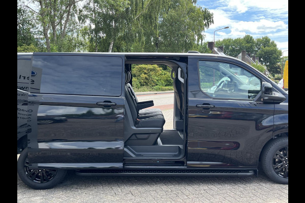 Ford Transit Custom 320 2.5 PHEV L2H1 Black Platinum DC Prijs is excl. BTW EN BPM Ford Voorraad | SCI | 233pk | Netto bijtelling 2025 vanaf 461,- per maand! | Driver Assistance Pack Ultimate | Dubbele Zijschuifdeuren | Ford Voorraad