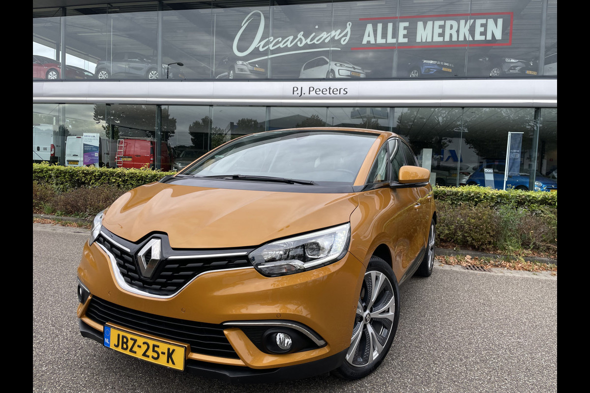 Renault Scénic 1.2 TCe Intens Airco - Cruise control - Parkeersensoren voor en achter - Navigatiesysteem - Lederen/stof bekleding - Mistlampen voor - Stuur multifunctioneel Renault Scénic 1.2 TCe Intens Airco - Cruise control - Parkeersensoren voor en achter - Navigatiesysteem - Lederen/stof bekleding - Mistlampen voor - Stuur multifunctioneel